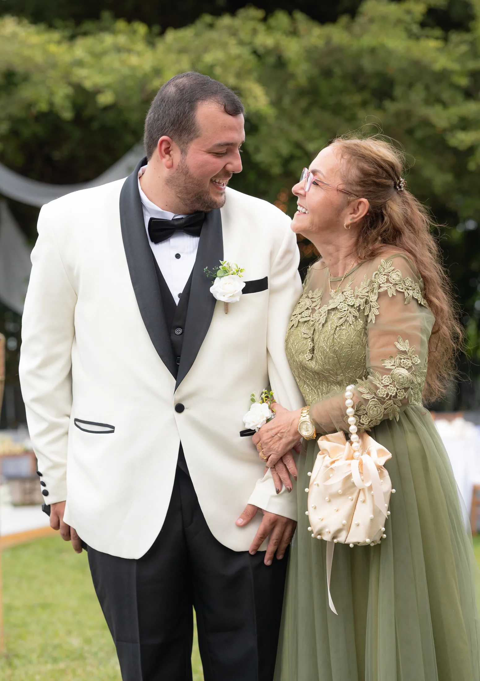 Pareja durante ceremonia