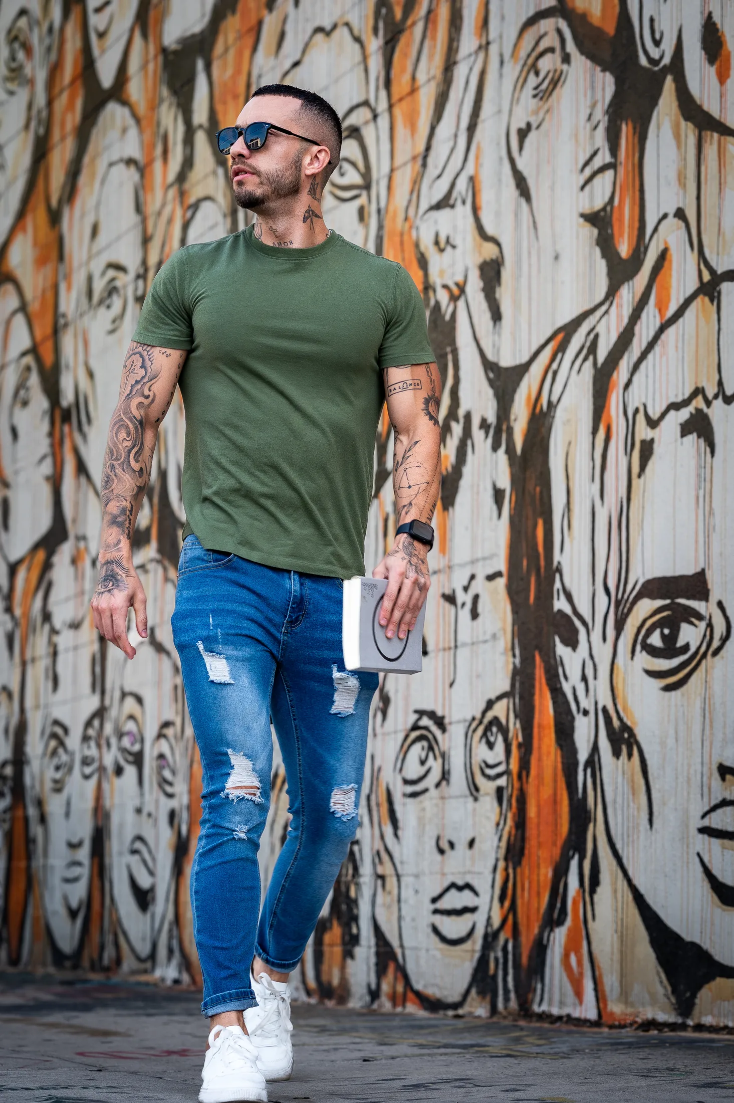 Retrato urbano masculino